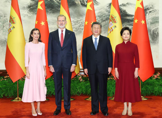 习近平会见西班牙国王费利佩六世 习近平会见西班牙国王费利佩六世